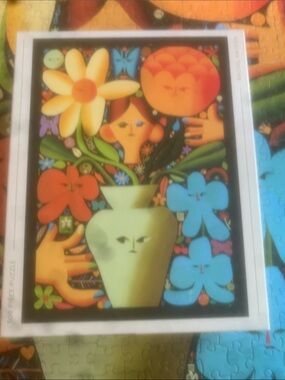 Puzzle by Kinstler. 500ct. Self Portrait as a Florist